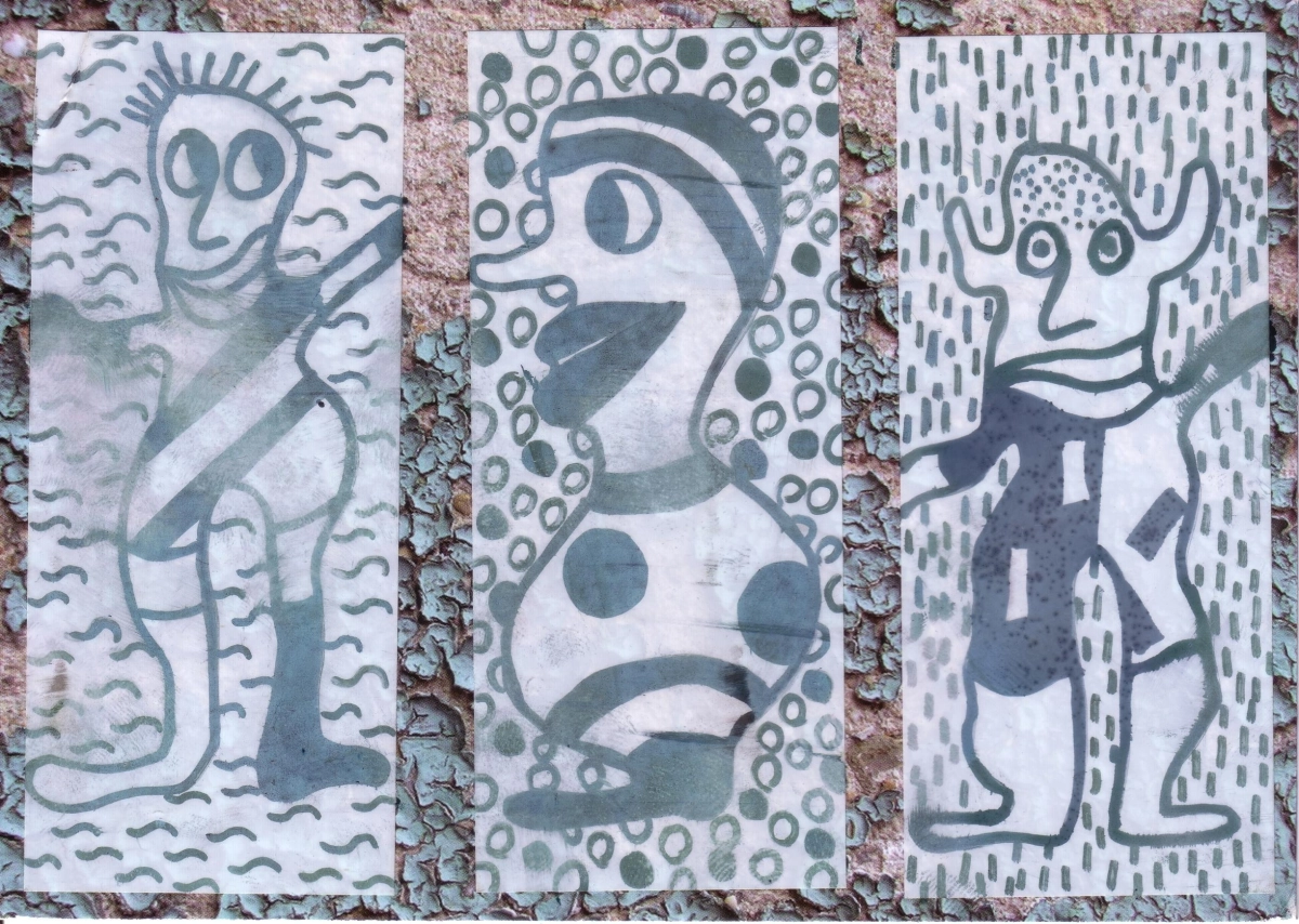 ‘Gangster Trio’ door Johann Leschinkohl